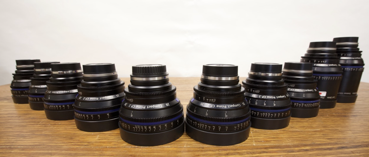 ZEISS CP2 Compact Prime (10) Lens Set