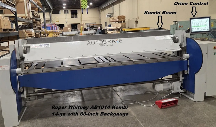 Roper Whitney AB1014K Back Gauge Depth 60 in / 1015 mm