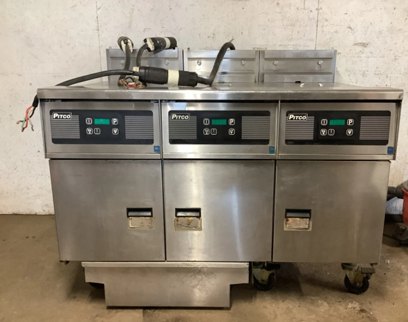 Pitco SE14-S 3 Bank Fryer-Missing Filtration Parts
