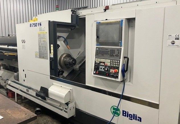 Biglia CNC FANUC 32i Variable B750-YS Lathe 2 Axis