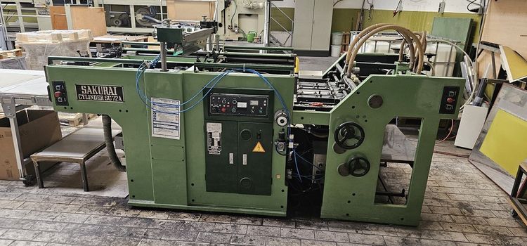 Sakurai Cylinder SC72A Screen printer