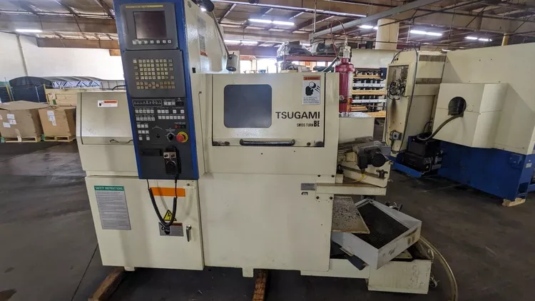 Tsugami CNC (Fanuc 32i) 10,000 RPM BE-18 5  Axis