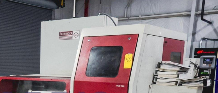 Behringer HCS-100MF Band Saw CNC Control Siemens Simatic Control