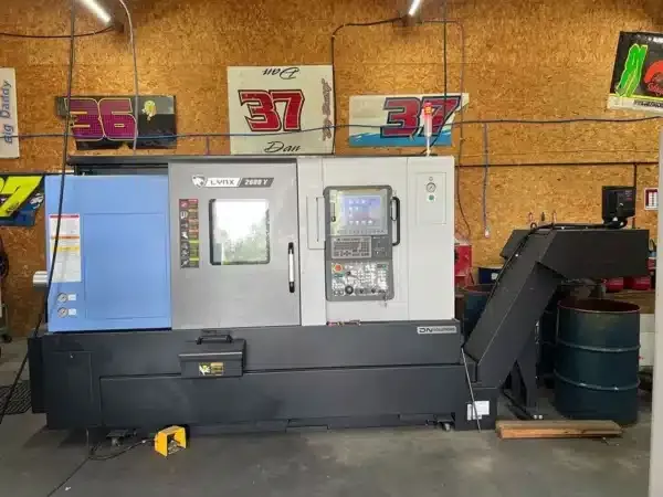 Dörries Fanuc 0i-Plus CNC control 3,500 RPM DN Solutions Lynx 2600Y 2 Axis