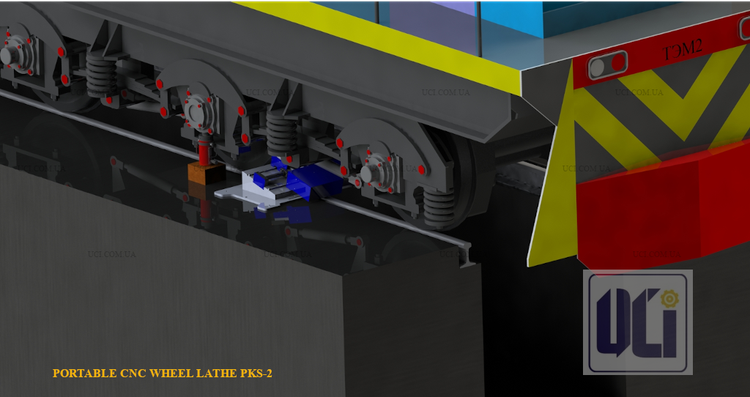 PORTABLE CNC WHEEL LATHE PKS-2