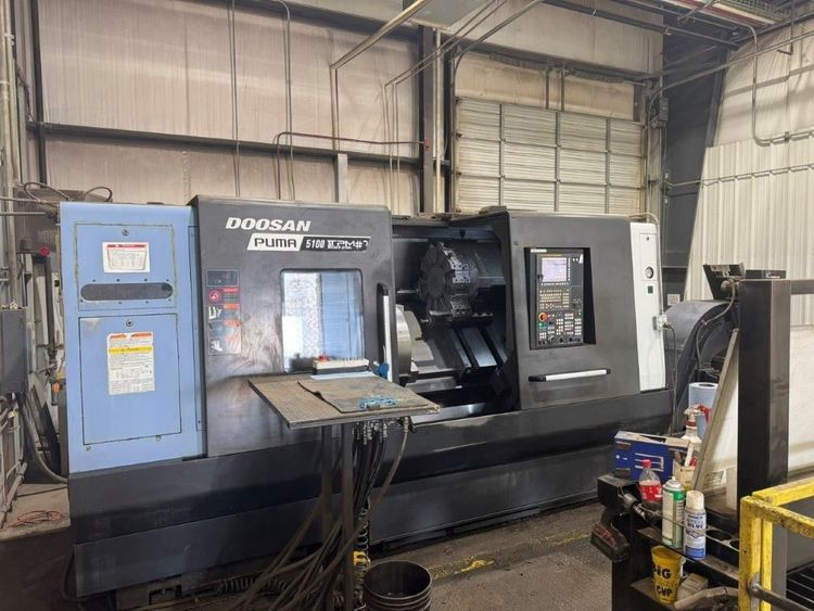 Doosan Fanuc 2-Axis CNC 1000 RPM PUMA 5100C BIG BORE 2 Axis