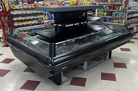 Hill Phoenix O3IM8, 8 Foot Self Contained 3 Tier Deli Island