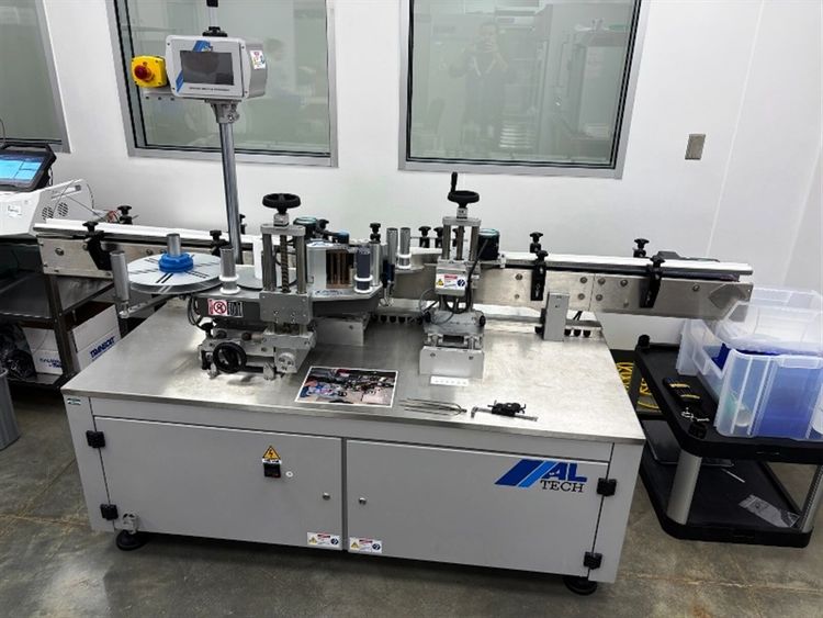 Al Tech Wrap around Pressure Sensitive Labeler