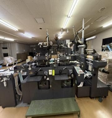 Iwasaki DH-250 Hot stamping with die cutting