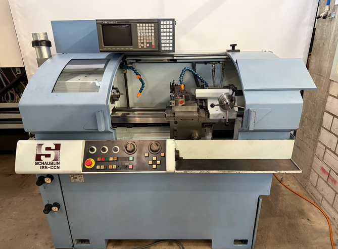 Schaublin CNC CONTROL 5,000 rpm stepless 125 CCN 2 Axis