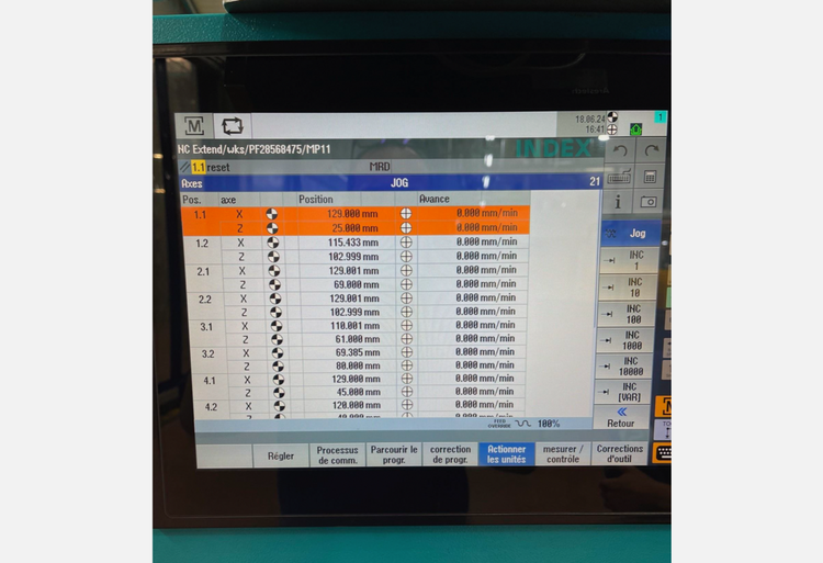 Index 6 SPINDLE WITH C AXIS: Variable speed MS22C/6 4 Axis