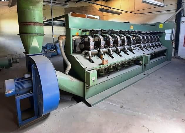 Dref 2 Friction Spinning Machine, type 2/86, 12 positions