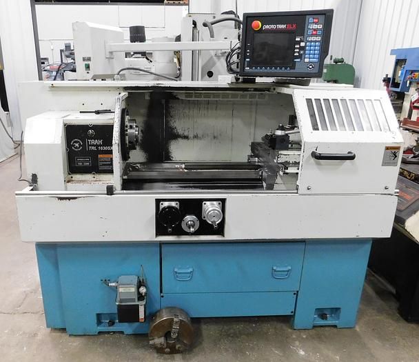 Trak ProtoTRAK SLX CNC control 2500 RPM 1630SX Manual/CNC Toolroom Lathe 2 Axis