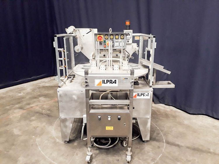 Ilpra FP800 VG Filling, vacuum sealing and snap cap line