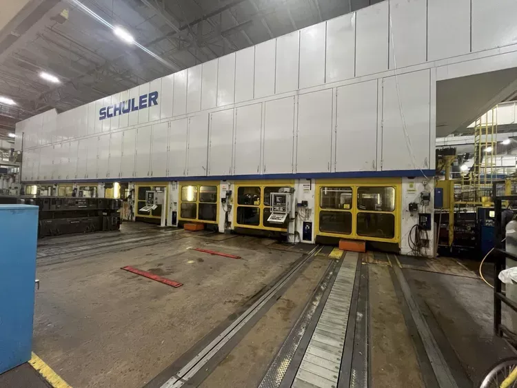 Schuler HZPUI-T 2500 TON HYDRAULIC PRESS LINE