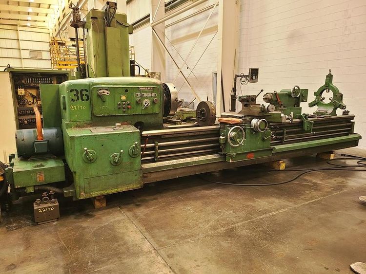 Monarch Engine Lathe 1250 RPM 2516-20 x 144 Series 80 Dyna Shift