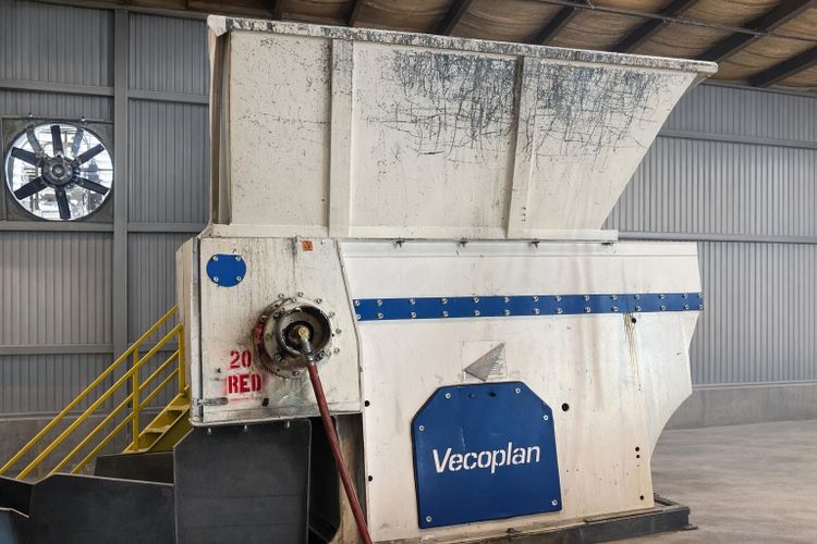 Vecoplan VAZ1600-M-FF (Film & Fiber) Single Shaft Shredder