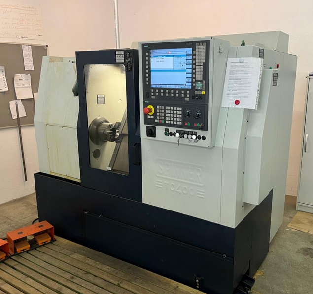 Spinner Siemens Sinumerik 840D-SL 6000 rpm TCA 400-42 / Training Machine 2 Axis