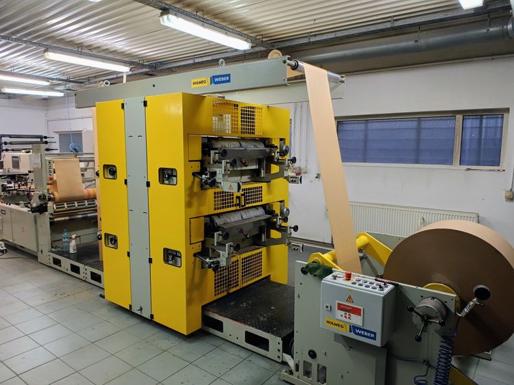 Holweg RX10 paper bag machine ultra-compact w/ 4colors print, price reduced now