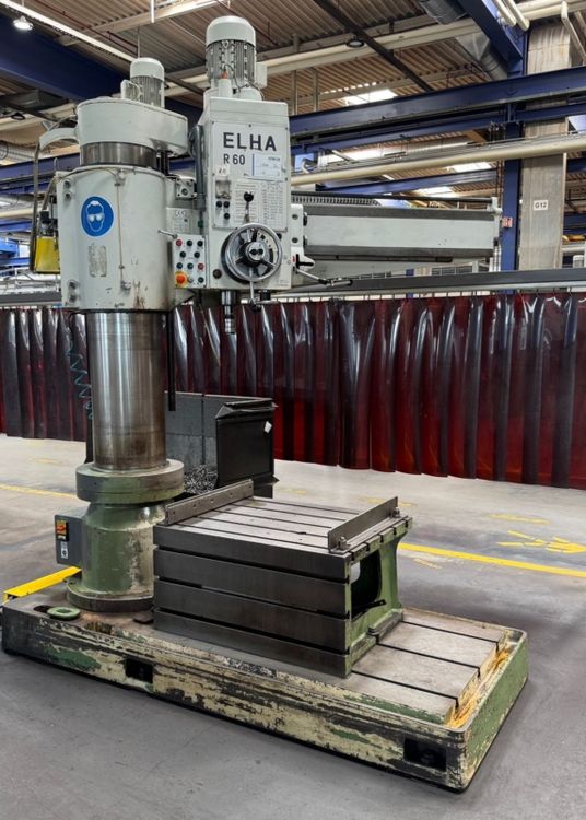 Elha R60-1600 Bore capacity in steel 60 mm