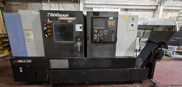 Doosan Control FANUC i Series 3500 RPM PUMA 2600 2 Axis