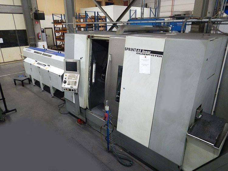 DMG Fanuc 310i 5000 rpm Gildemeister Sprint 65 Linear + Iemca barfeeder 5 Axis