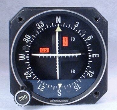 King KI-204 VOR / LOC / Glideslope Indicator