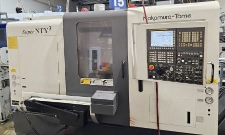 Nakamura Fanuc 31iA 6000 RPM Tome Super NTY3 2 Axis