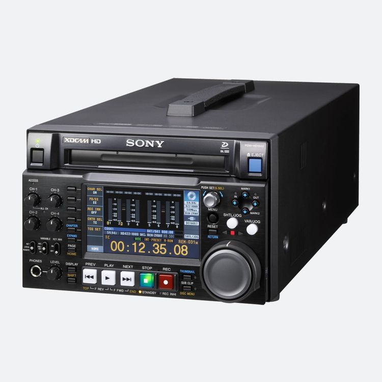 Sony PDW-HD1500 XDCAM HD422 Disc Recorder