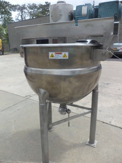 Hamilton 60 Gallon Type 316 Stainless Steel Jacketed Double Motion Mixing Kettle