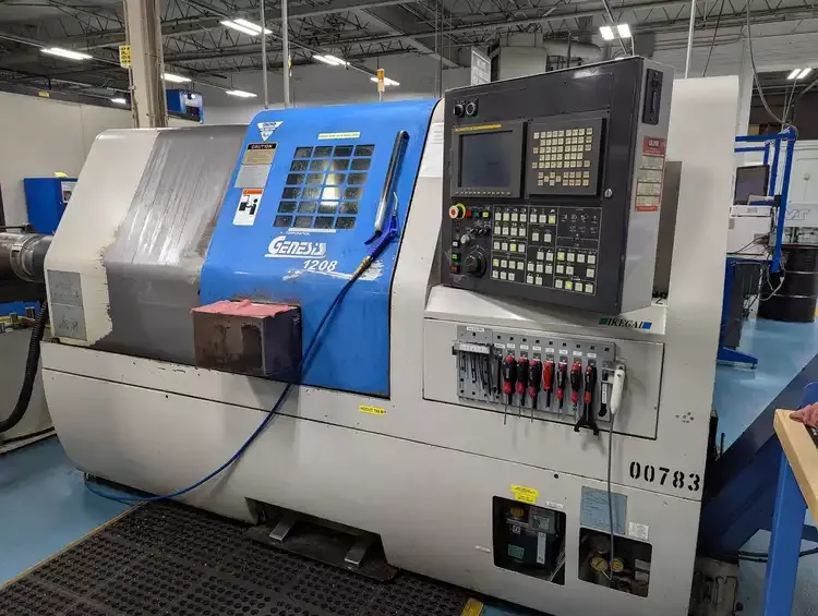 Ikegai Fanuc 21iT CNC controls 5,000 RPM GENESIS 1208 2 Axis