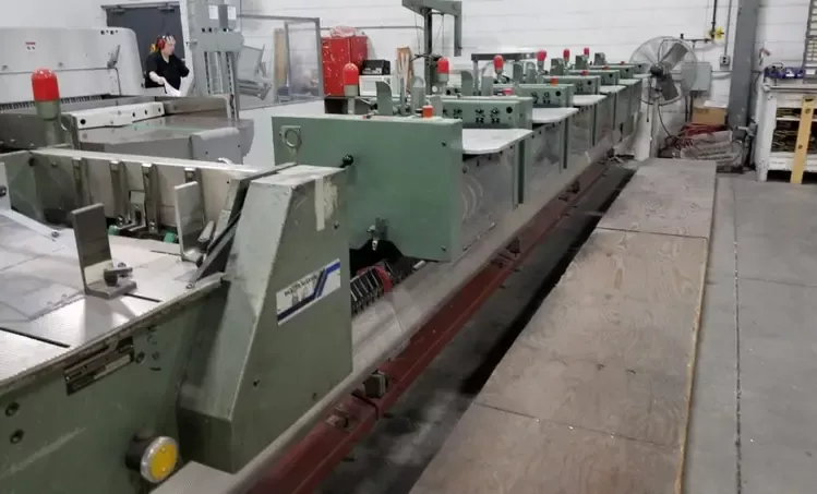 MULLER MARTINI 335 Saddle stitcher