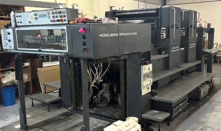 Heidelberg SM 102-2P 28"X40"