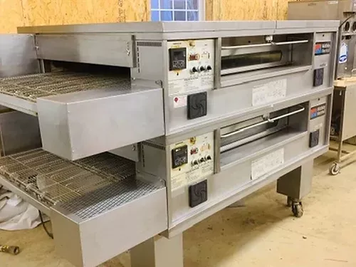 Marshall, Middleby PS570G Double Stack Conveyor Pizza Oven