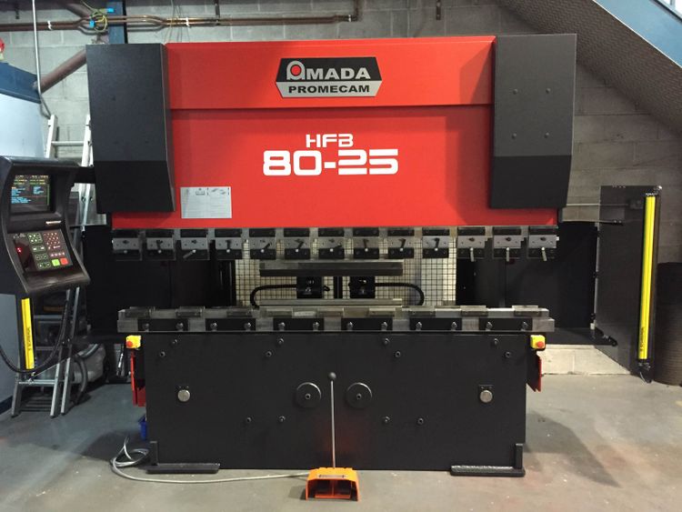 Amada HFB 8025, 8 Axis Press Brake 80 tonnes