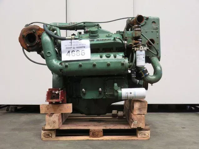 Detroit DIESEL 8V-92TA Marine diesel engine