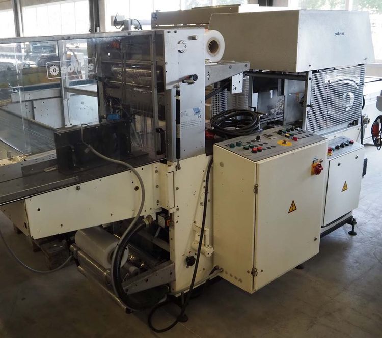 Sollas Overwrapping machine with shrink tunnel