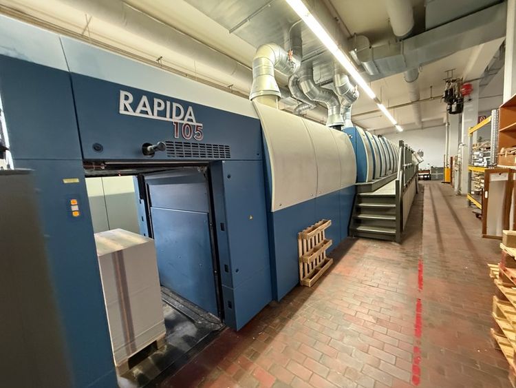 KBA Rapida 105-6LTTL CX ALV2 UV & IR