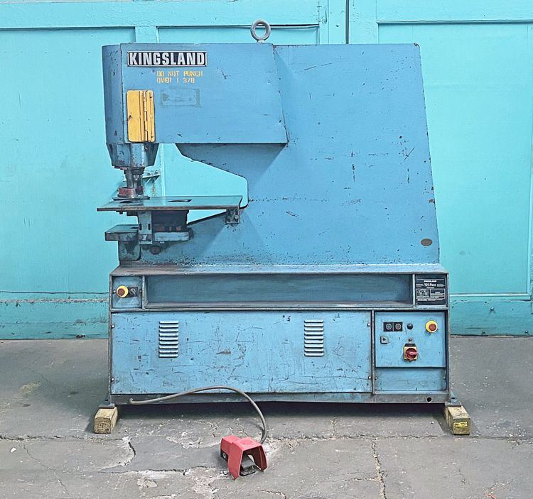 Kingsland 24 1/2″ Single Punch Hydraulic Punch Press, 125P Max. Capacity: .98″ x 1.37″