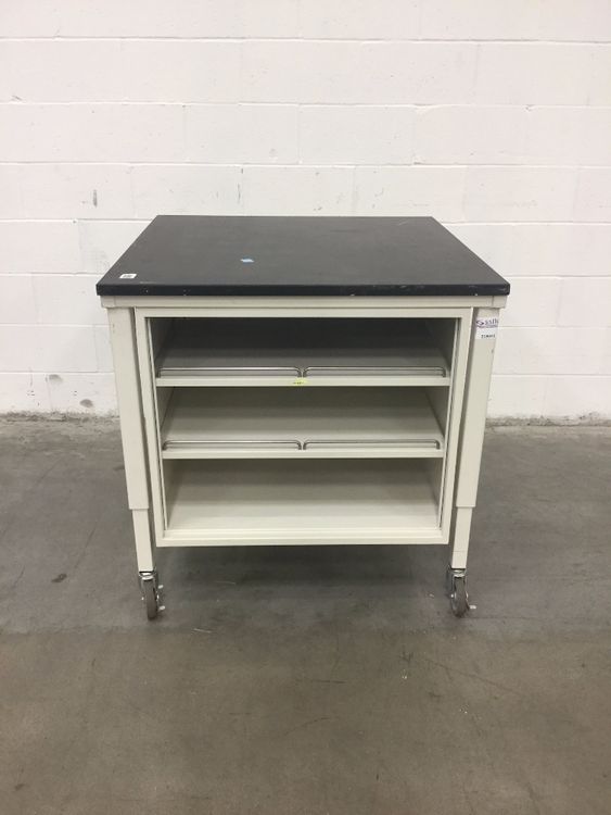 Others 3' Adjustable Height Black Slate Top Lab Table