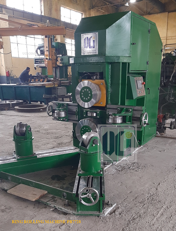 Ring rolling machine PB7728 for rolling of safety rings
