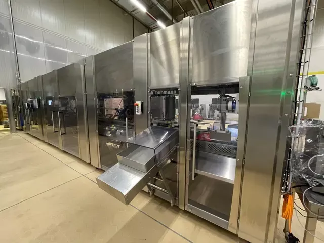 Buhmann, Nordson Repackaging line