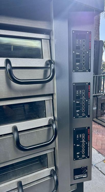 PizzaMaster 700 Series Floor Triple Multi-Purpose Deck Oven
