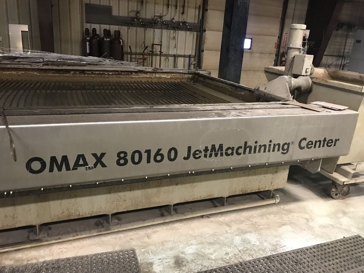 Omax 80160 CNC Waterjet Cutting System PC-Based Control with Omax Software