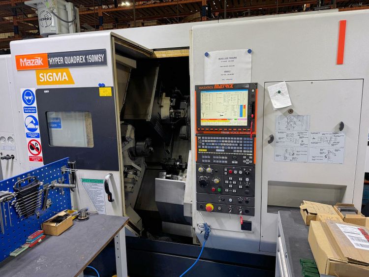 Mazak MAZATROL MATRIX 5000rpm HYPER QUADREX 150MSY 7 Axis