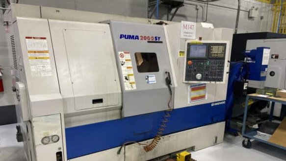 Daewoo Fanuc Series 18i-TB CNC 5000 RPM Puma 2000SY  4 Axis