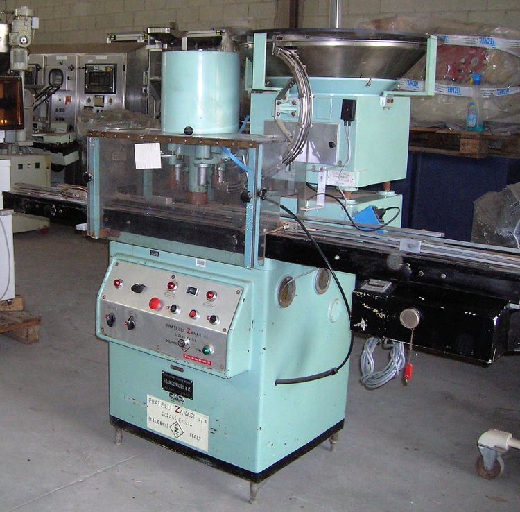 Zanasi tu63  cap insertion machine