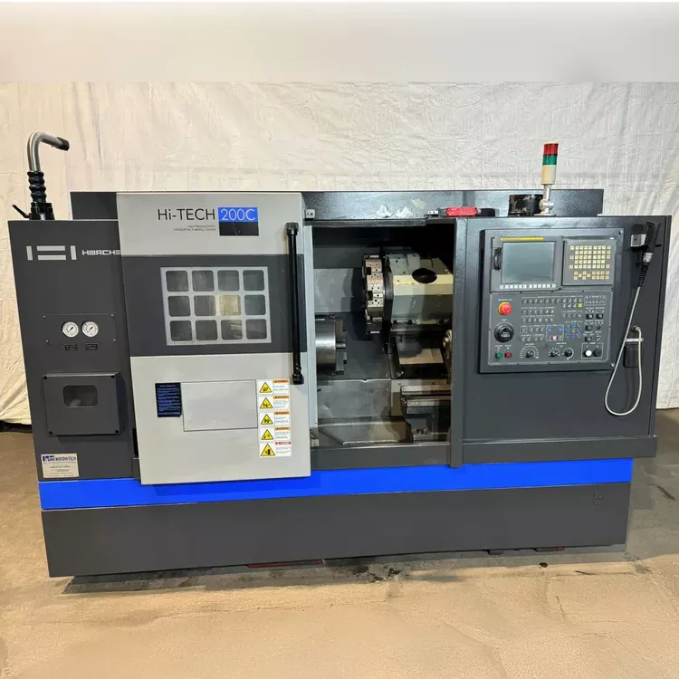 Hwacheon Fanuc oi-TD CNC Control 3500rpm Hi-Tech 200c CNC lathe 2 Axis