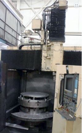 Gidding-Lewis Fanuc 150-T CNC 400 RPM FHVTC - CNC Vertical Boring Mill