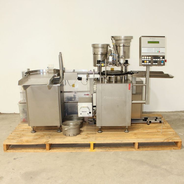 Flexicon FMB 100 Filling Plugging and Crimp Capping Machine